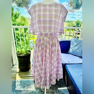 Red Dress Boutique | Mable New Blossoms Lavender
Plaid Two Piece Set Size M